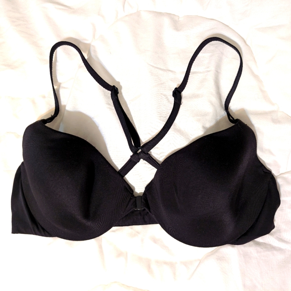 Black racer back Victoria's Secret bra